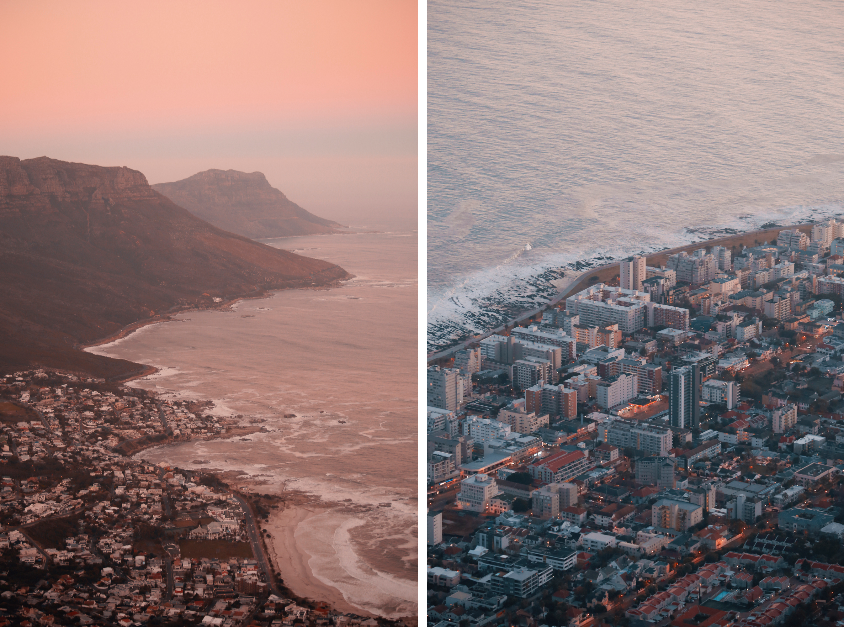 Views from Lion's Head in Cape Town, South Africa