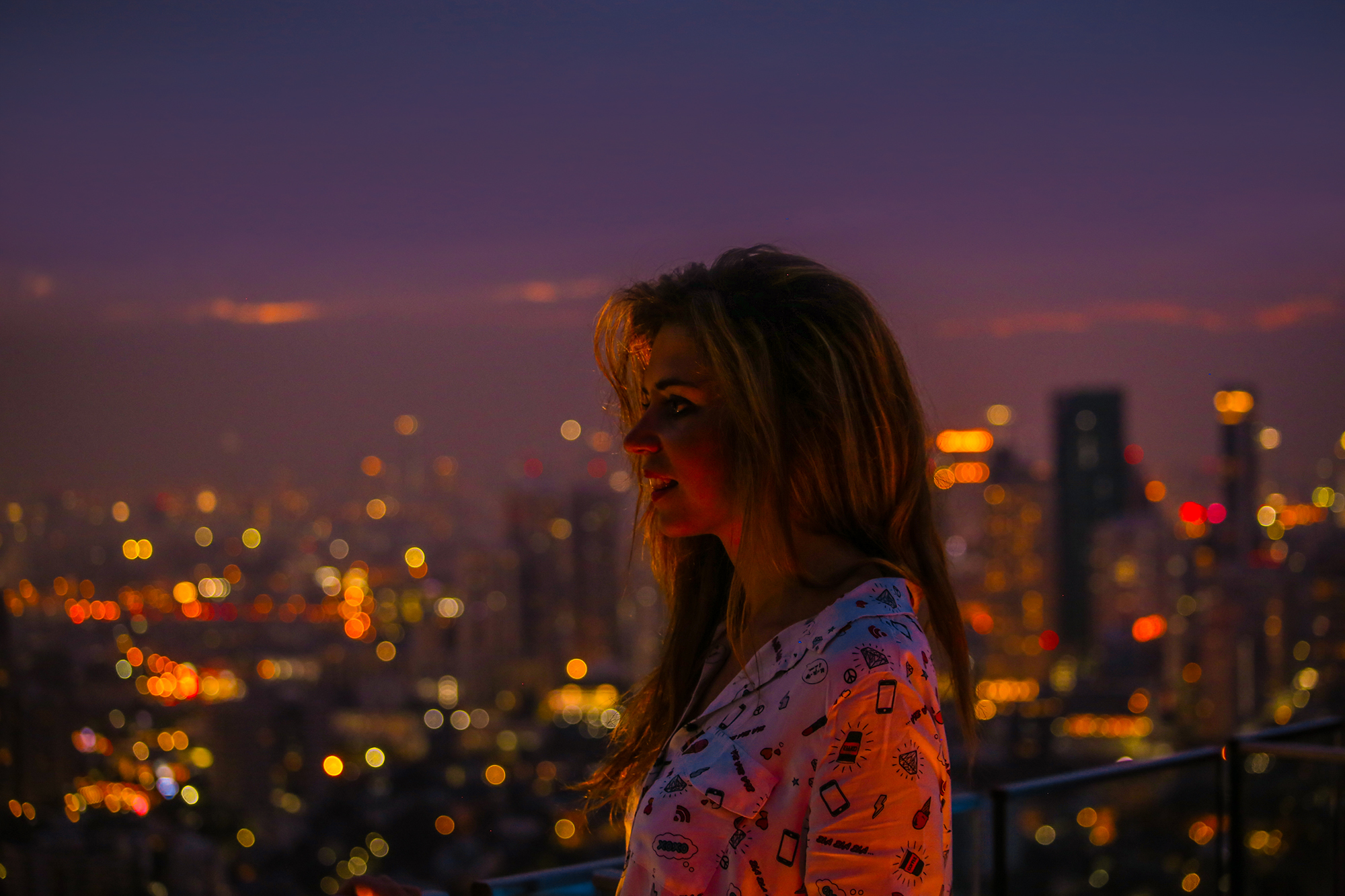 Bangkok views atop Octave Rooftop bar in Thailand @howfarfromhome