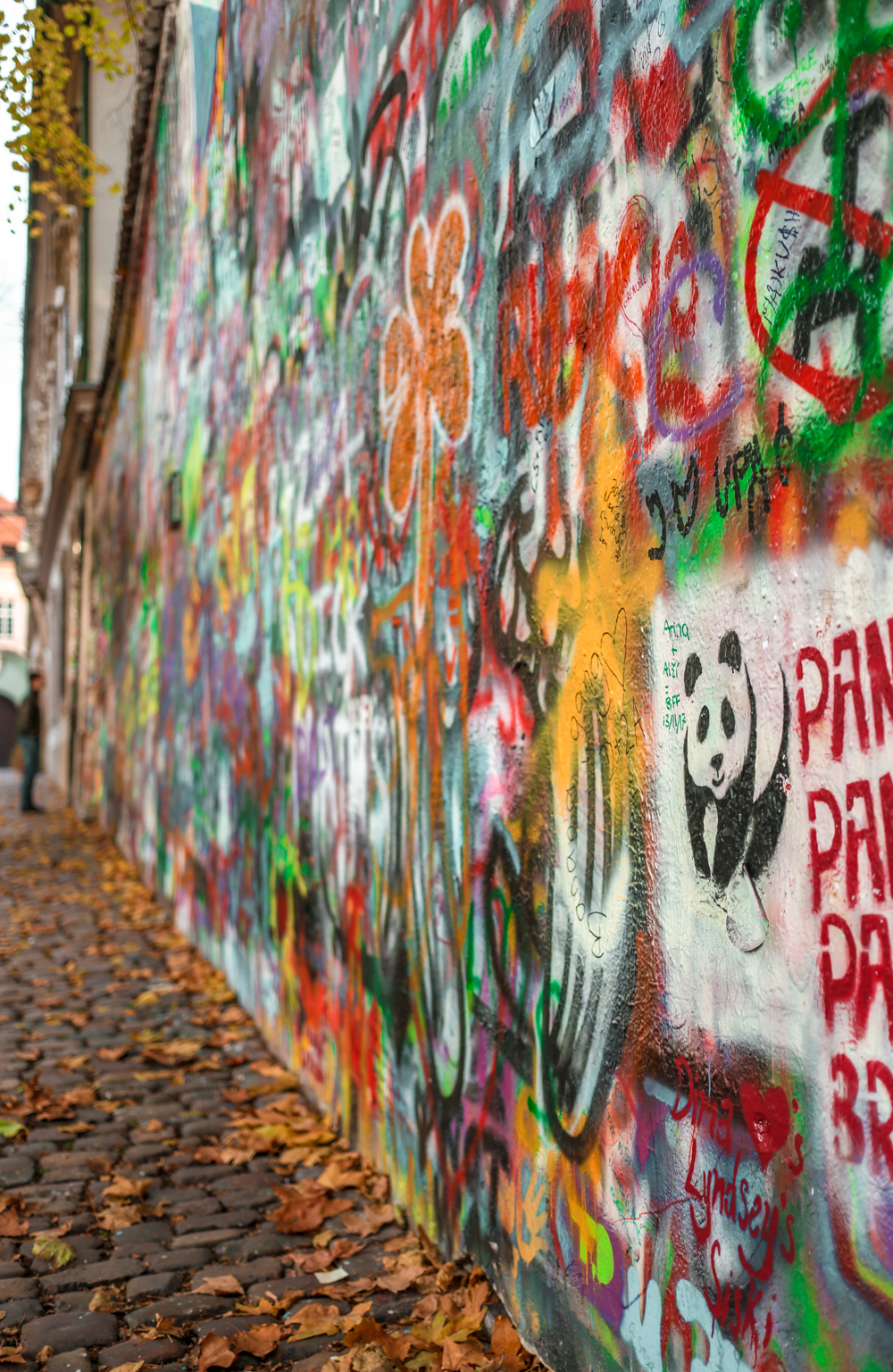 Lennon Wall in Prague Czech Republic