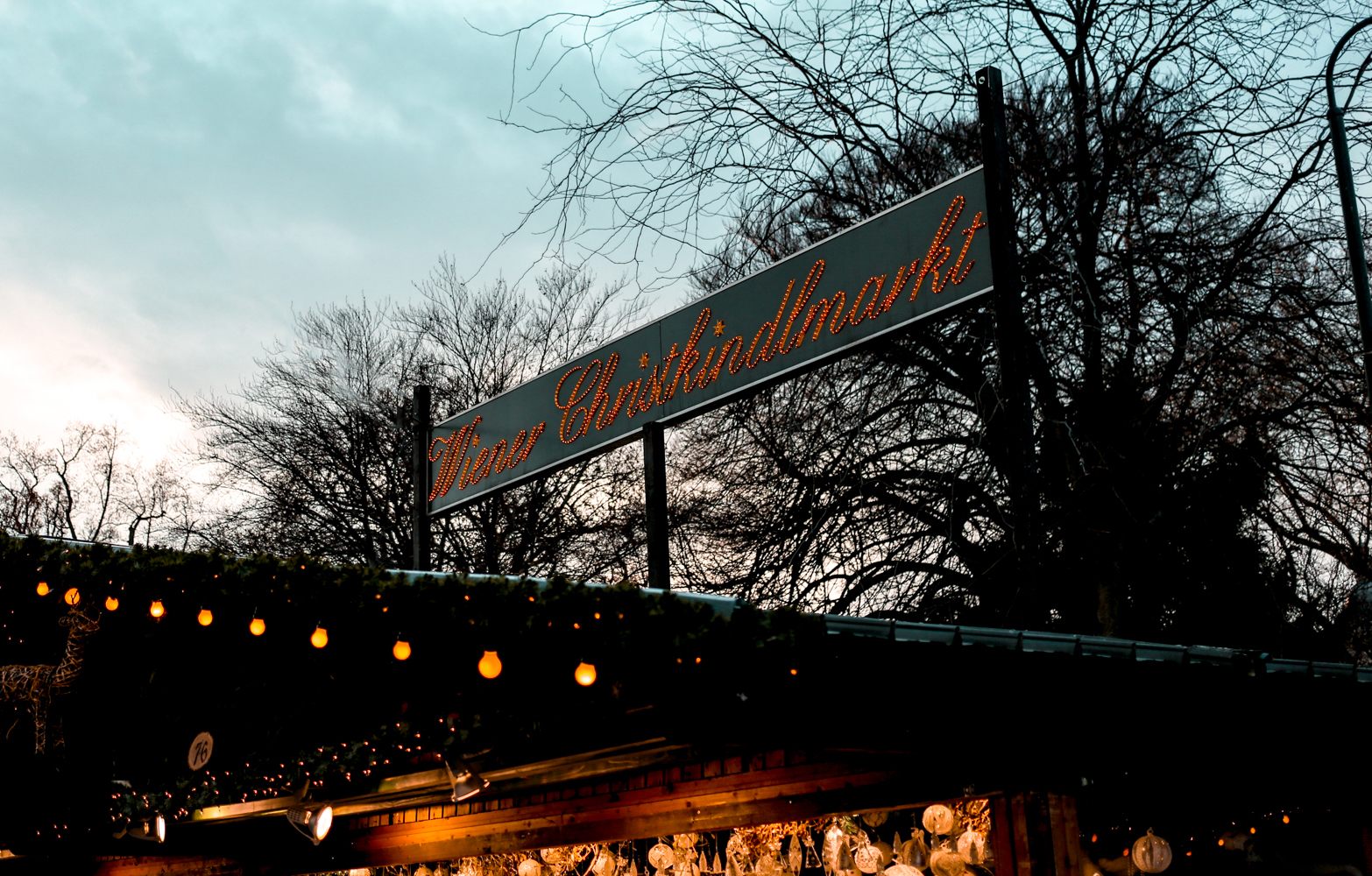 Christmas market in Vienna