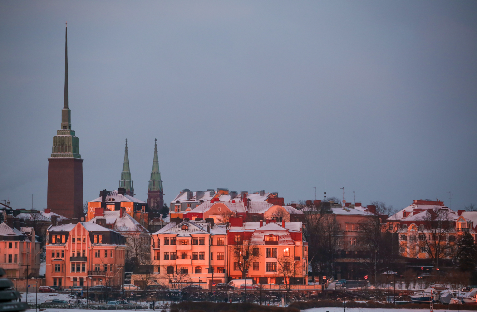Helsinki skyline