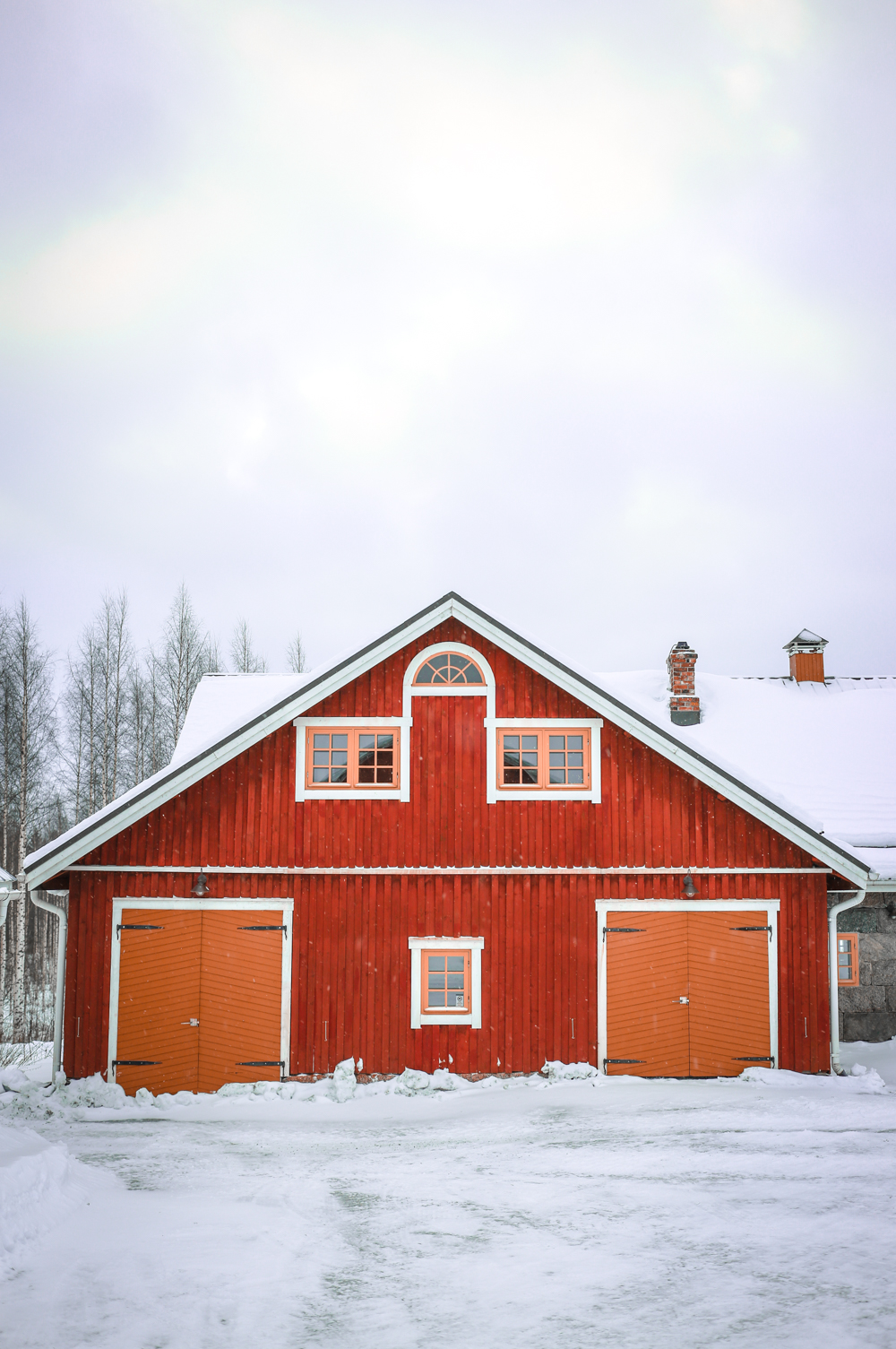 Red cabin in Finland