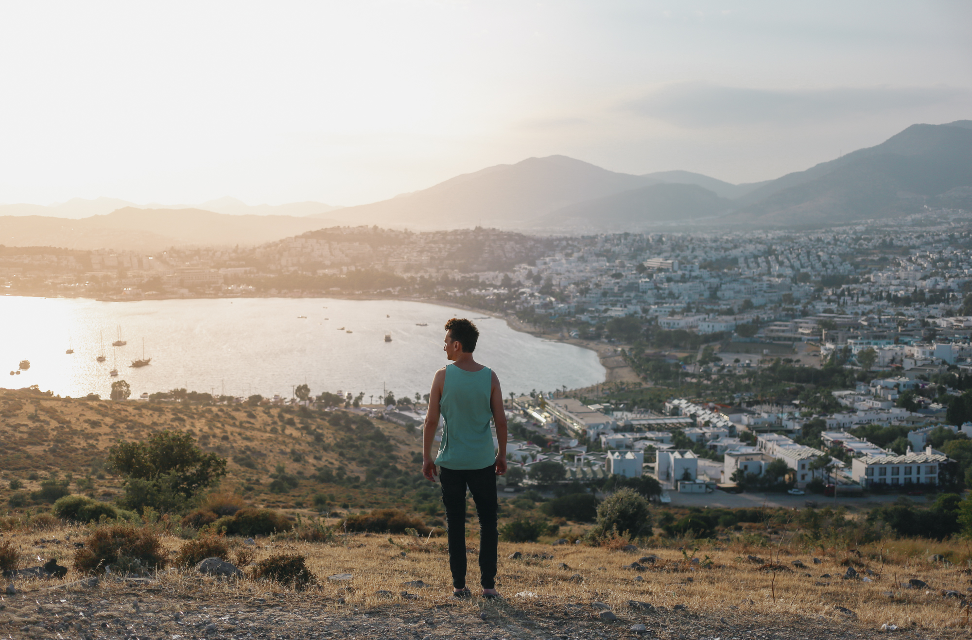 Sunset in Bodrum, Turkey