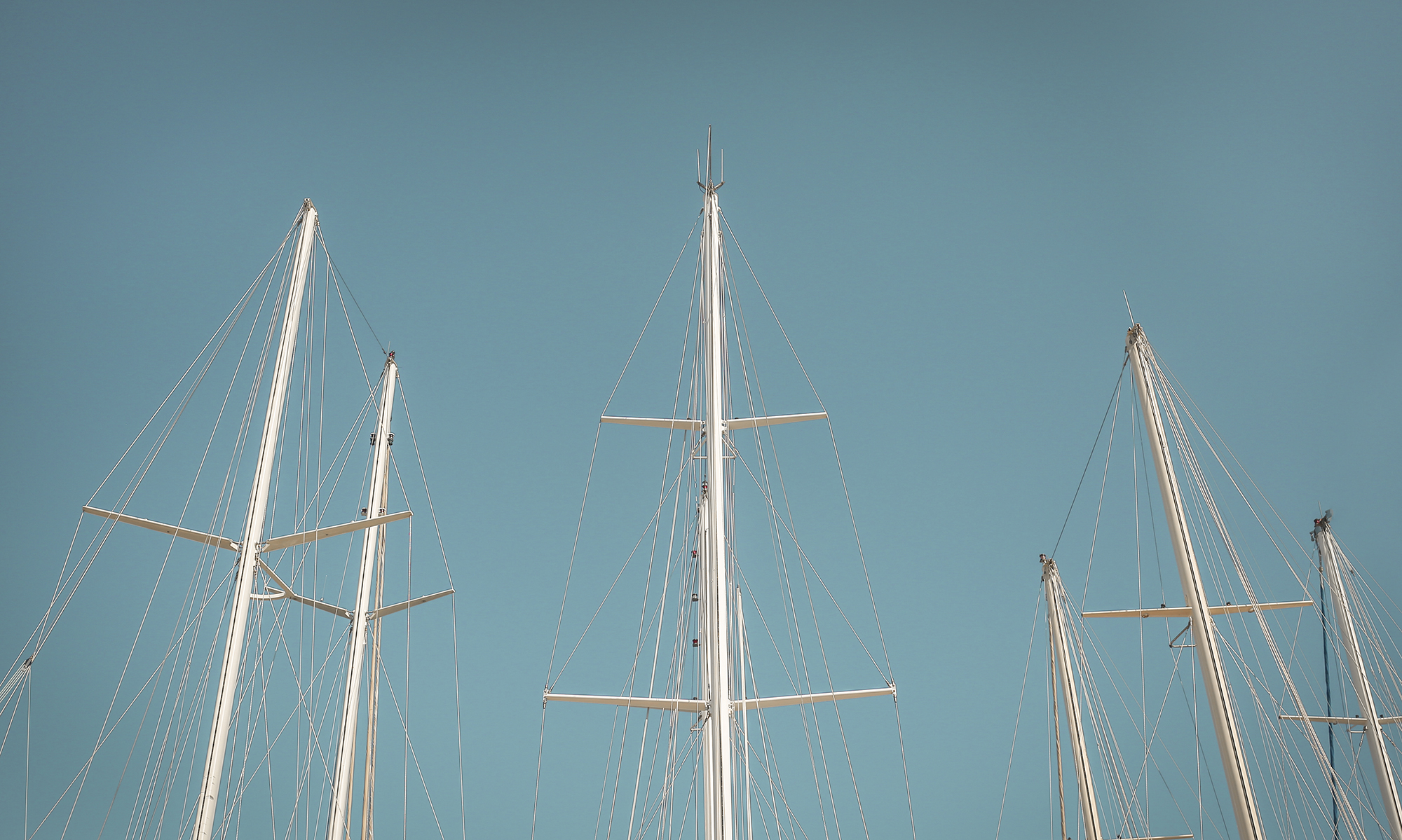 Masts in Bodrum, Turkey
