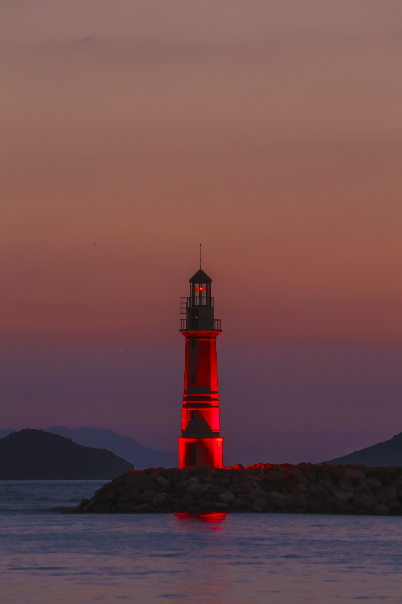 Lighthouse at Turgutreis, Bodrum, Turkey