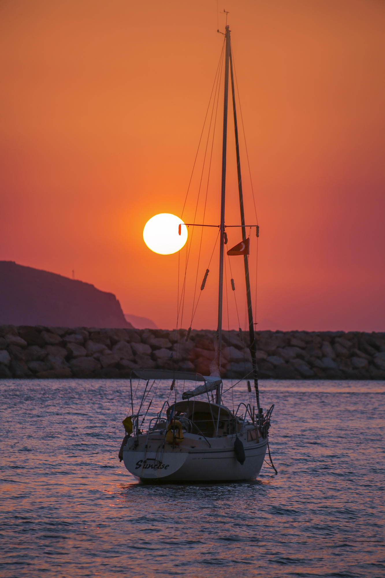 Sunset in Bodrum, Turkey