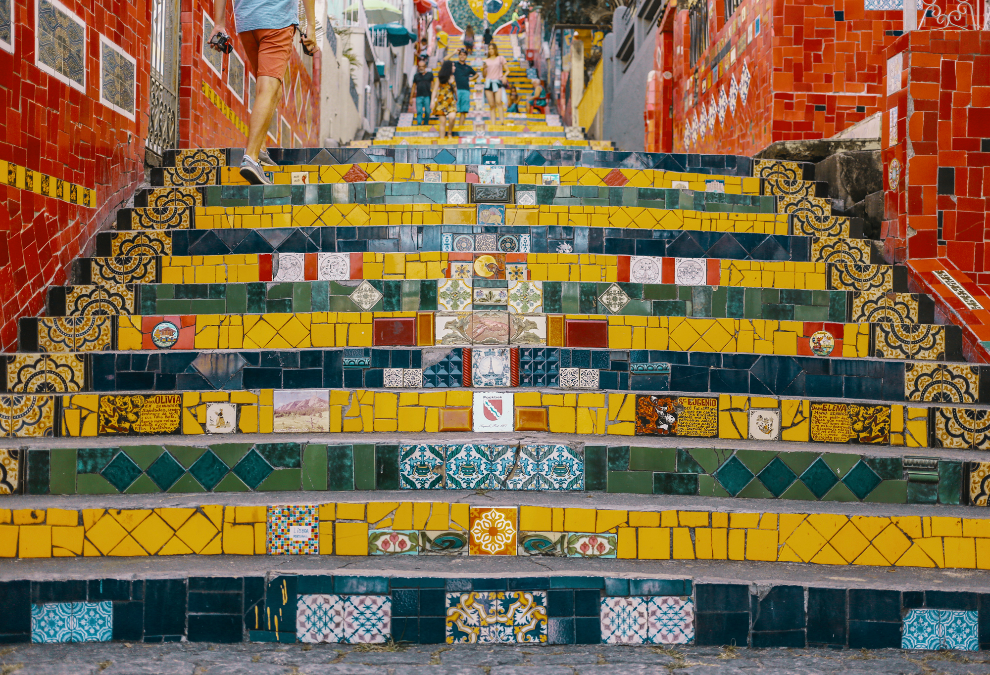 Selaron Steps in Rio De Janeiro Brazil