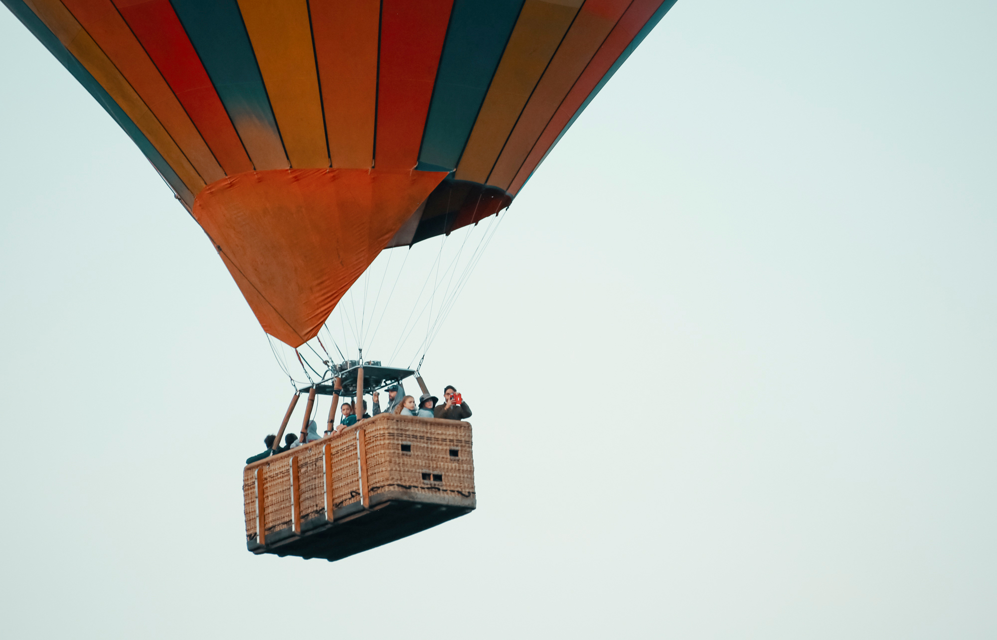 Hot air balloon safari in Kenya