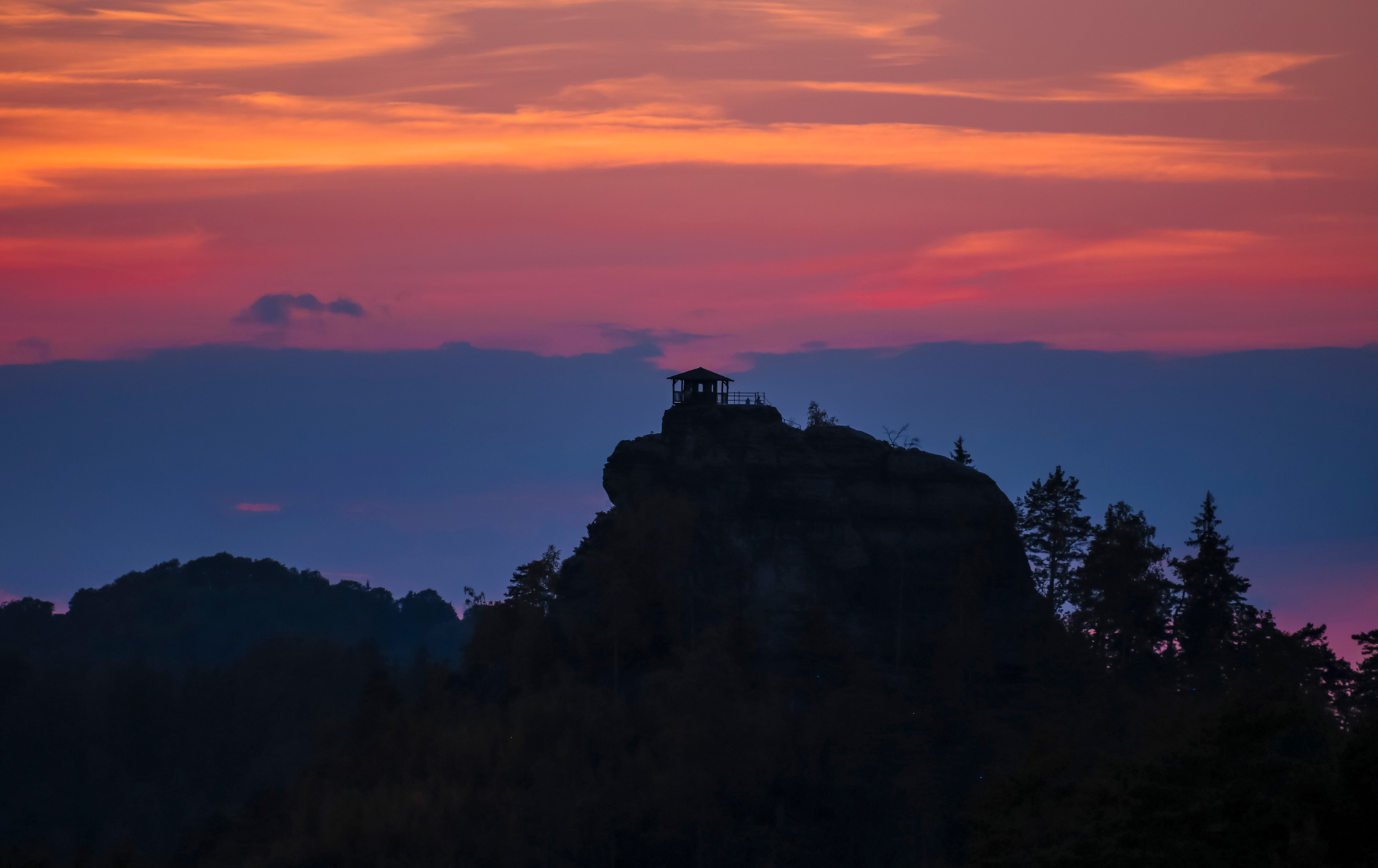 Sunset in Bohemian Switzerland Czech Republic | How Far From Home