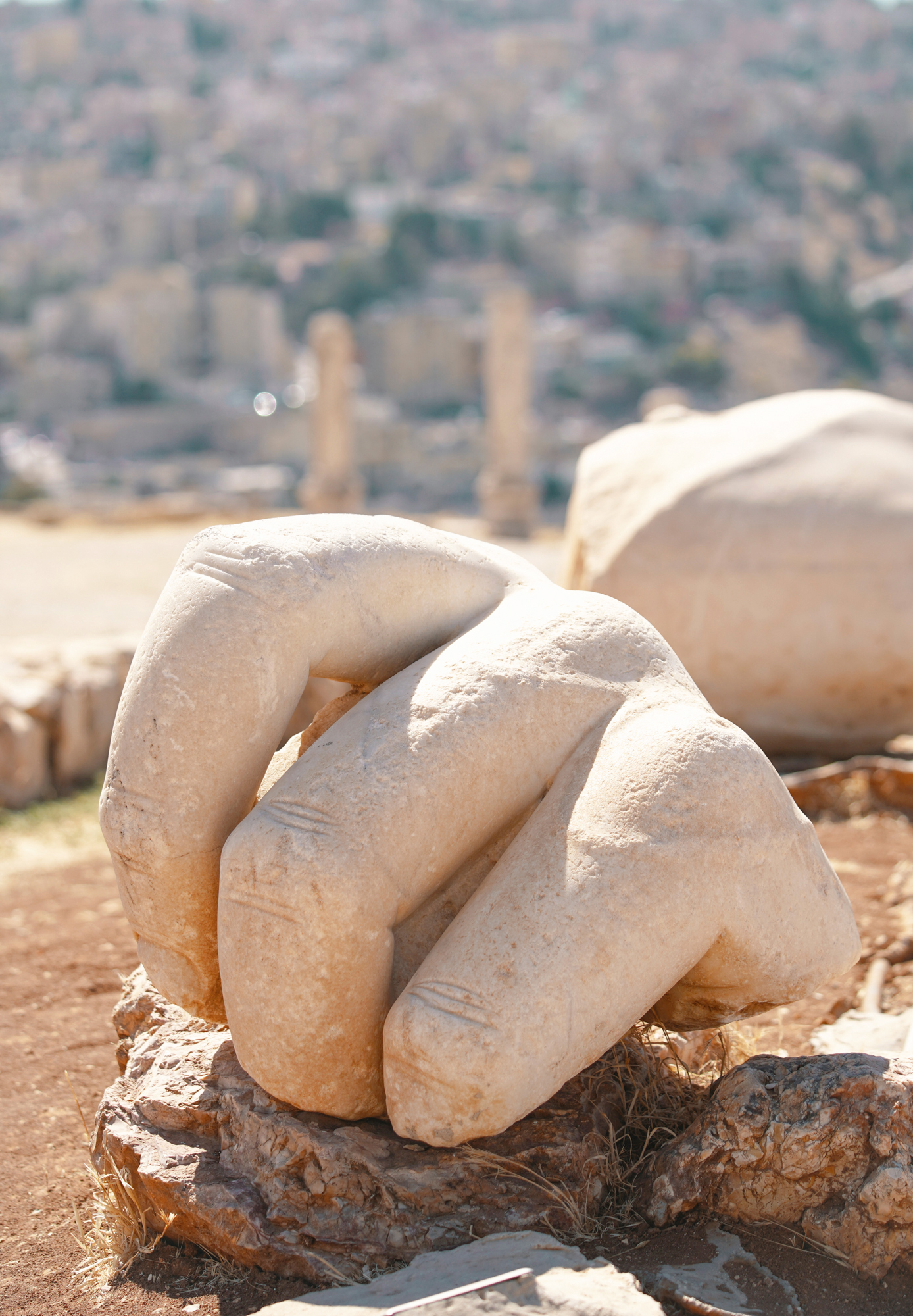 Hand of Hercules in Amman, Jordan