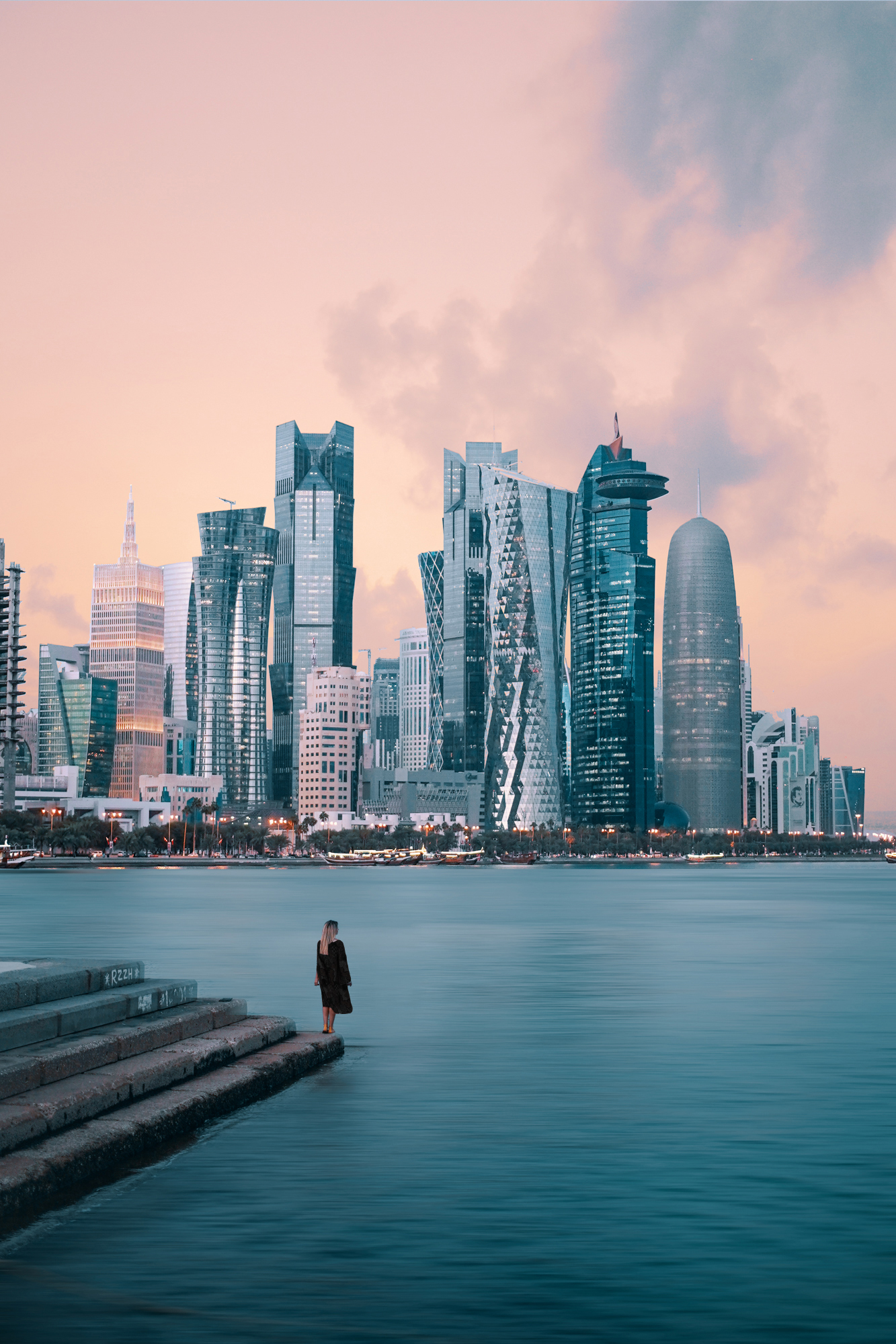 Doha sunset, Qatar