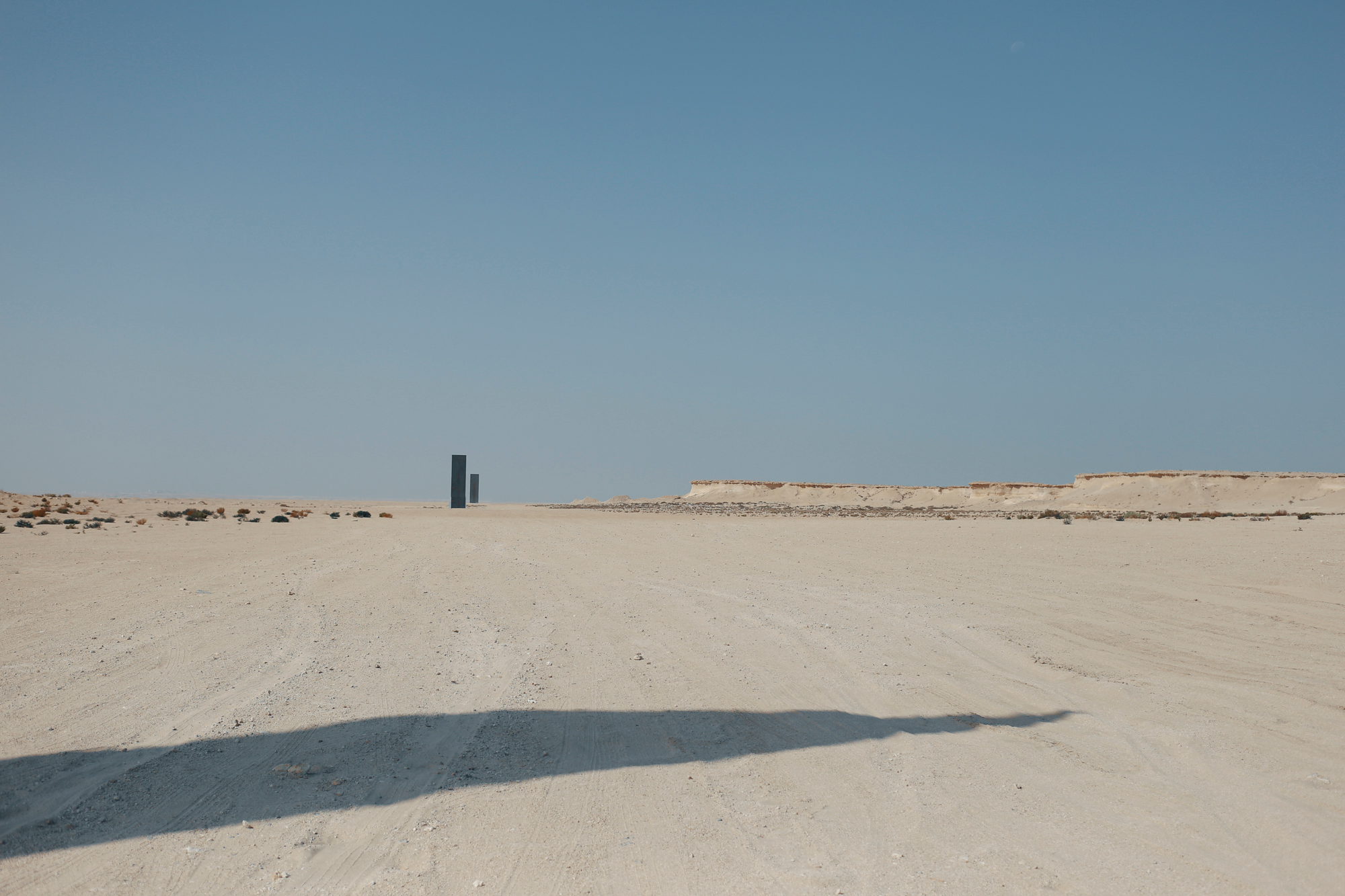East-West/West-East sculpture, Qatar