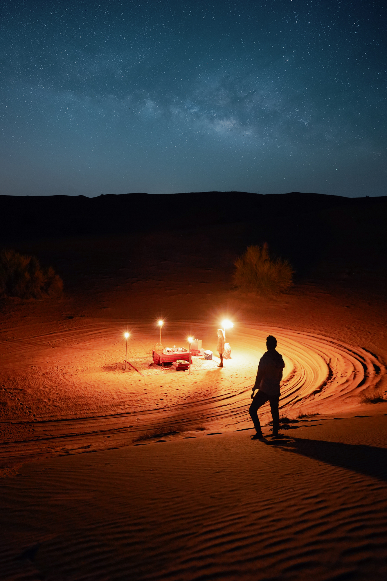 Dinner in the desert, Dubai