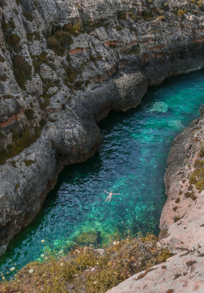 Wied Il-Ghasri on Gozo, Malta