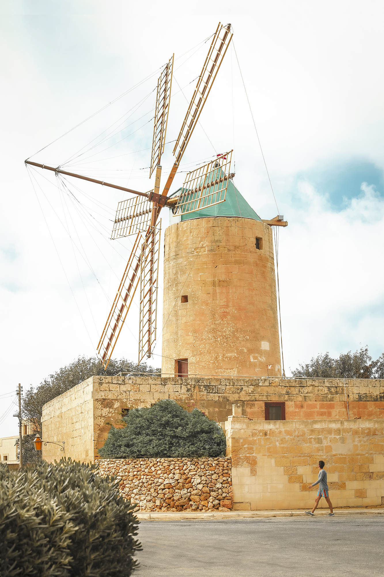 Windmill on Gozo, Malta