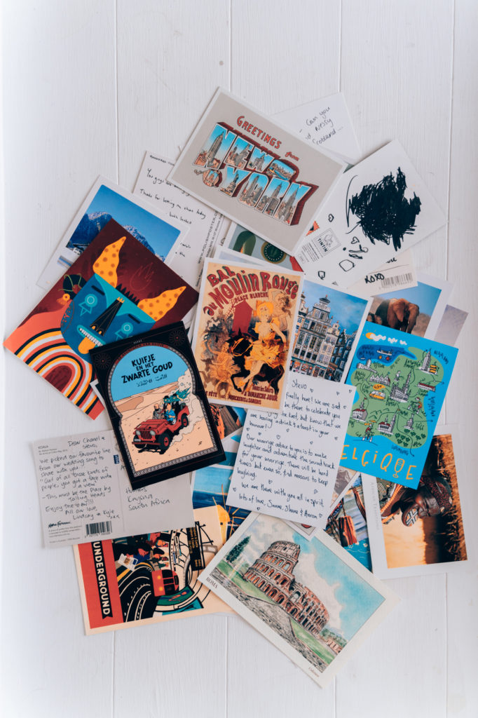 Postcards As Your Wedding Guest Book