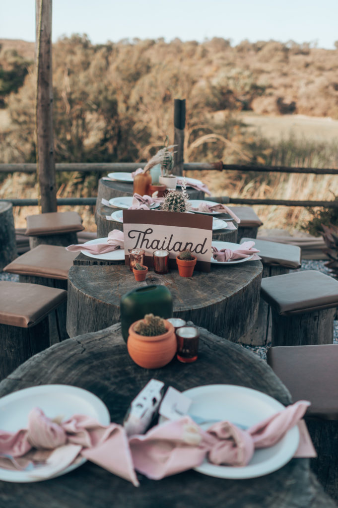 Countries As Table Names - Travel Theme Wedding