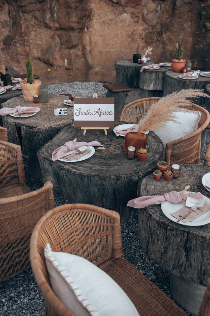Countries As Table Names - Travel Theme Wedding